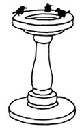 Bird bath