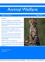 Animal Welfare vol 24 issue 1