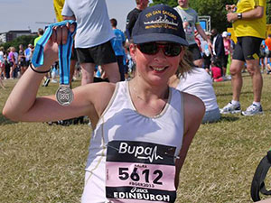 Student on UFAW Great Run
