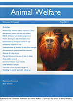 Animal Welfare vol 20 issue 2