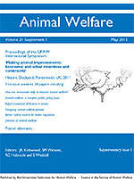 Animal Welfare 21 Supplement 1