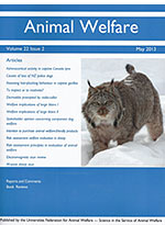 Animal Welfare vol 22 issue 2