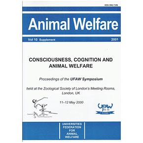 Consciousness, Cognition and Animal Welfare