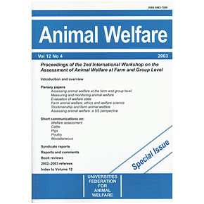 Proceedings of the 2nd International Workshop on the Assessment of Animal Welfare at Farm and Group Level