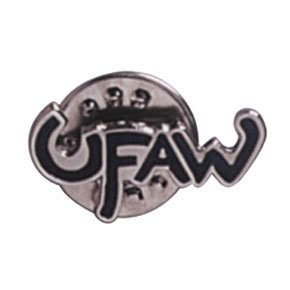 Enamelled buttonhole badge